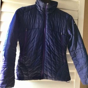 Purple Puffed Winter Jacket